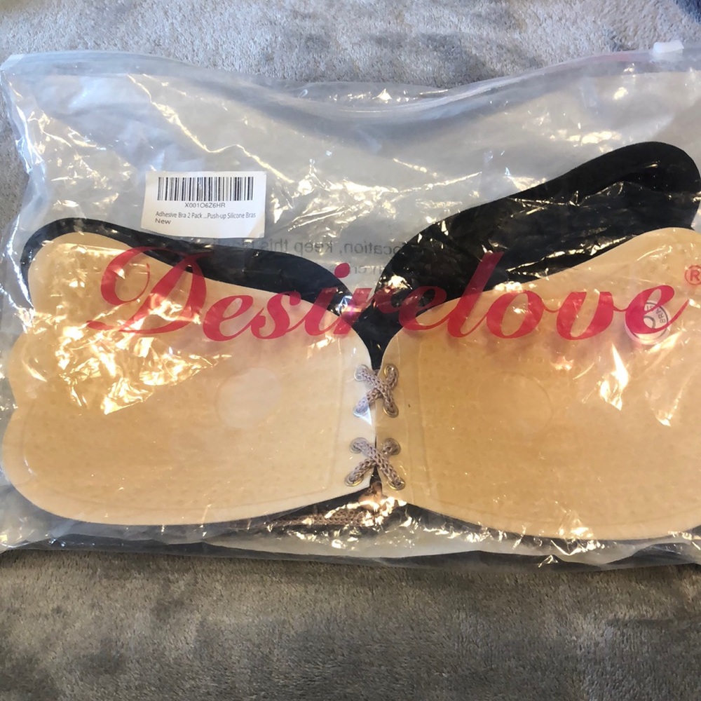 Silicone push up bras